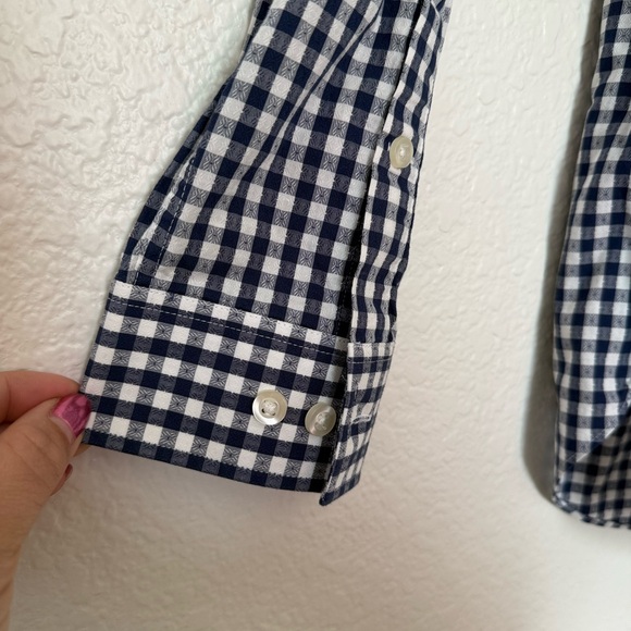 Michael Kors Navy and White Checkered Shirt - Picture 4 of 6